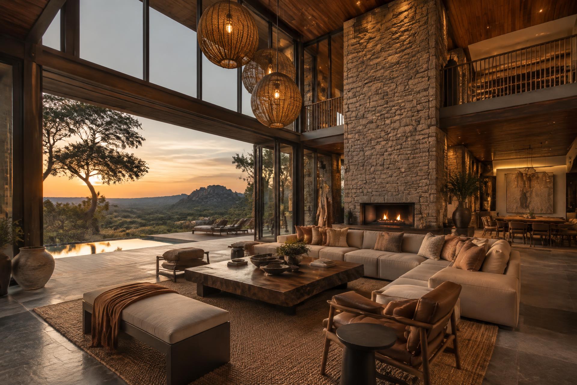 Finished luxury interior